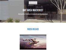 Tablet Screenshot of bayareamachinist.com